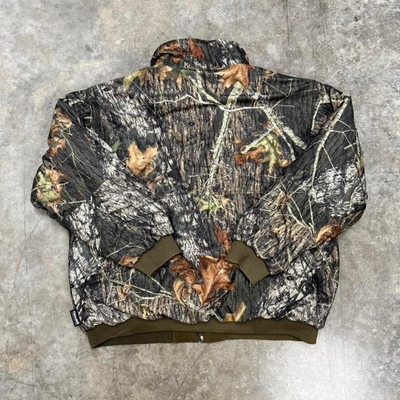 Lewis & Clark Outdoors Camo Fleece Lined Reversible Jacket Size XL - Picture 3 of 4